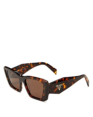 Shop Prada Symbole Butterfly Sunglasses, 51mm In Havana/brown