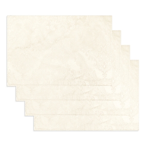 Villeroy & Boch Elrene Caiden Elegance Damask Placemat, Set Of 4 In Ivory
