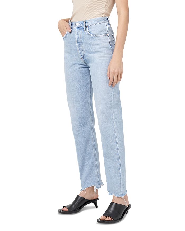 AGOLDE 90's Pinch Waist High Rise Cotton Jeans in Imitate | Bloomingdale's