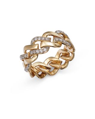 Bloomingdale's Fine Collection - Men's Diamond Link Band in 14K Yellow Gold, 0.50 ct. t.w. - Exclusive