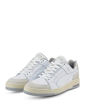 Shop Puma Men's Slipstream Lo Retro Lace Up Sneakers In White