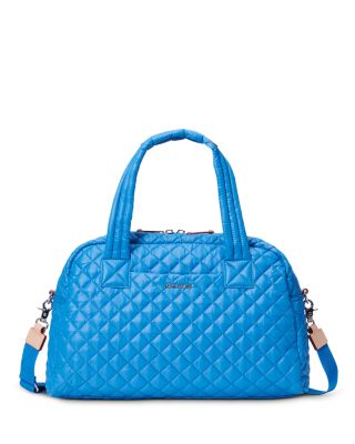 Mz Wallace Jimmy Weekender In Ocean/silver