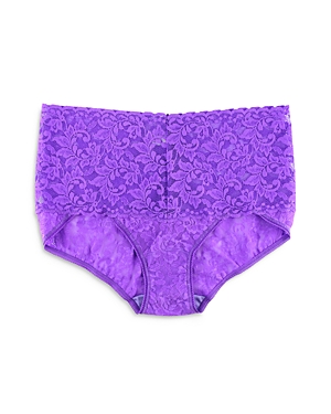 Hanky Panky Signature Lace Retro V-kini In Vivid Violet