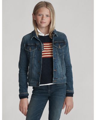 Girls' Denim Trucker Jacket - Big Kid