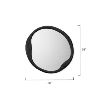 Organic Round Mirror