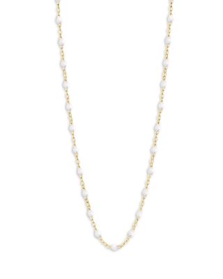 Gigi Clozeau - 18K Yellow Gold Classic Gigi Resin Bead Collar Necklace, 17.7"