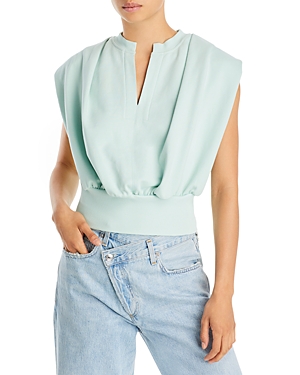 3.1 Phillip Lim Sleeveless French Terry Top In Mint