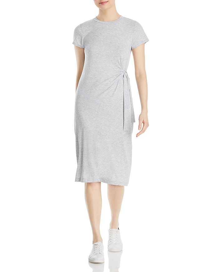 Side tie t shirt dress discount