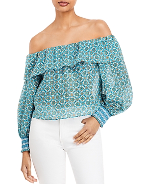 ALICE AND OLIVIA ALICE AND OLIVIA ALTA OFF-THE-SHOULDER TOP