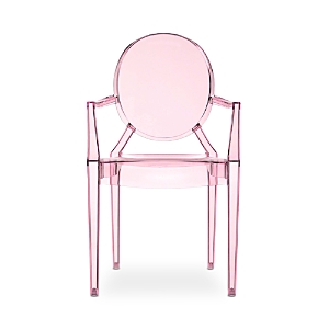 Shop Kartell Lou Lou Ghost Child's Chair In Pink