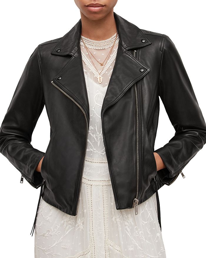 Bloomingdales Women Clothing Jackets Leather Jackets Dalby Suede Biker Jacket 