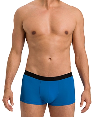 Hanro Micro Touch Stretch-jersey Boxer Briefs In Vivid Blue