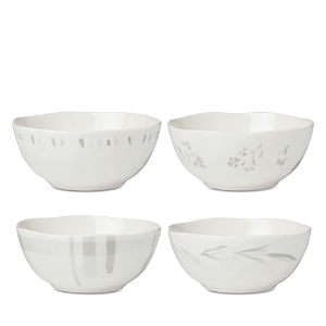 Lenox Oyster Bay All-purpose Bowls, Set Of 4 In White