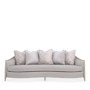 Caracole Simply Stunning Sofa In Pale Gray