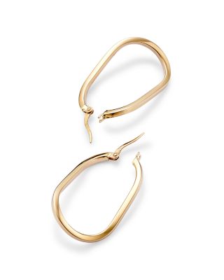 18 K Yellow Gold Earrings