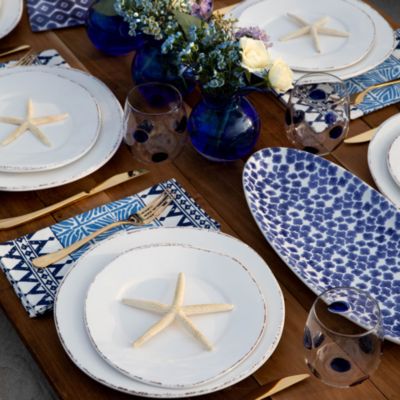 Melamine Lastra White Salad Plate