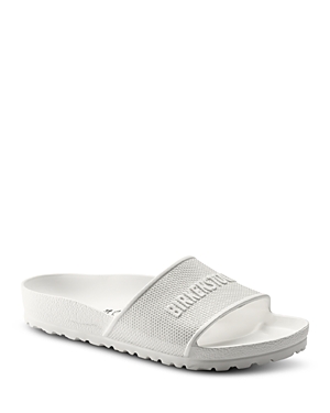 Shop Birkenstock Men's Barbados Slide Sandals In White