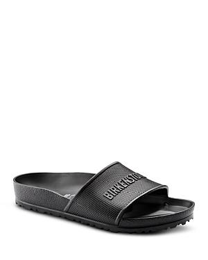 Shop Birkenstock Men's Barbados Slide Sandals In Black