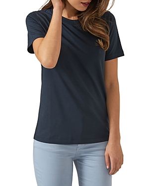 Armani Collezioni Emporio Armani Basic Tee In Blue Navy