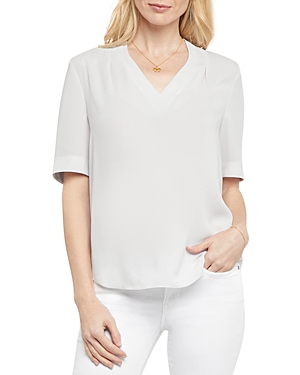 Nydj Charming Oversized V-neck Top In Roadtrip
