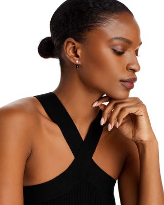 Onyx & Cultured Freshwater Pearl Front-to-Back Drop Earrings in 14K Yellow Gold 