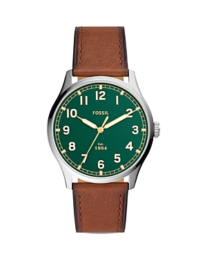 Fossil Dayliner Watch, 42mm In Green/brown