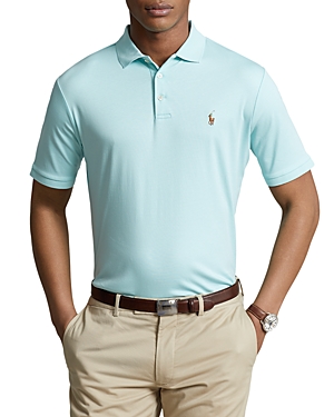 Polo Ralph Lauren Classic Fit Soft Cotton Polo Shirt In Light Teal Blue
