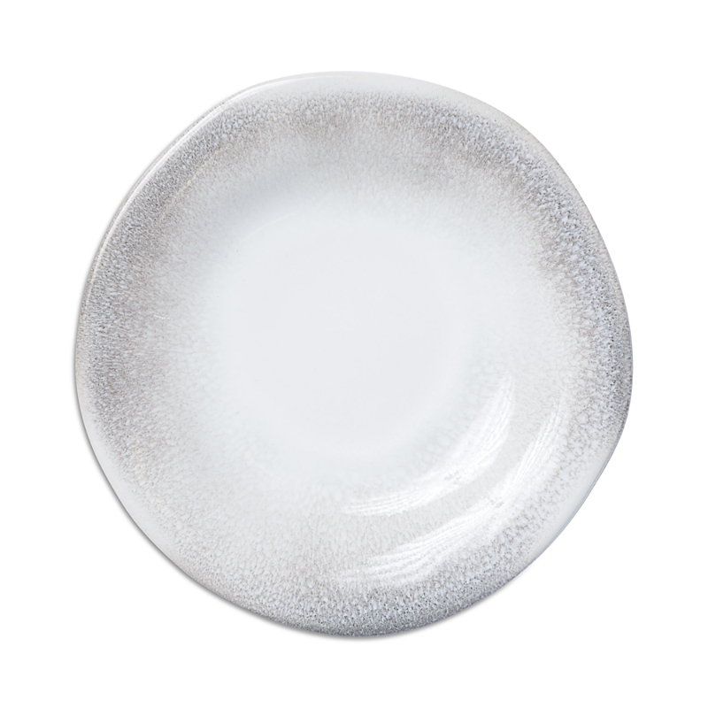 Vietri Aurora Stoneware Salad Plate In Gray