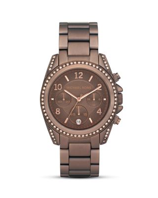 Michael Kors - Michael Kors Women's Round Chocolate Brown Watch Dial, 39mm