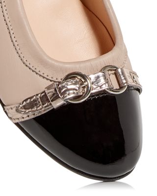 Women&#39;s Monika Cap Toe Ballet Flats