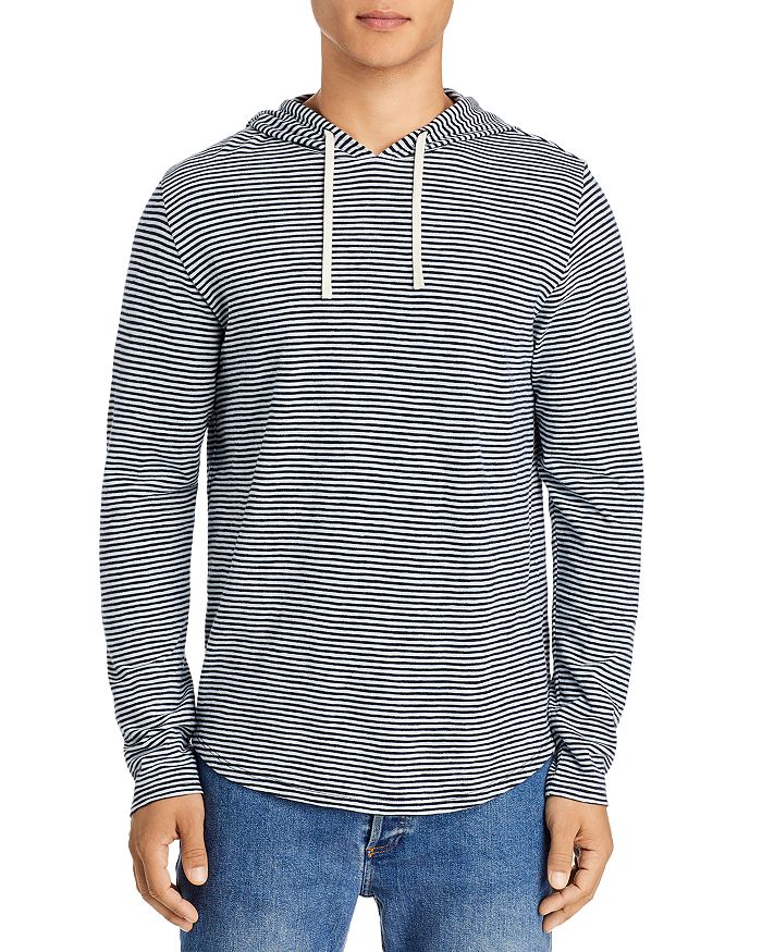 Vince Slub Striped Pullover Hoodie Bloomingdale's