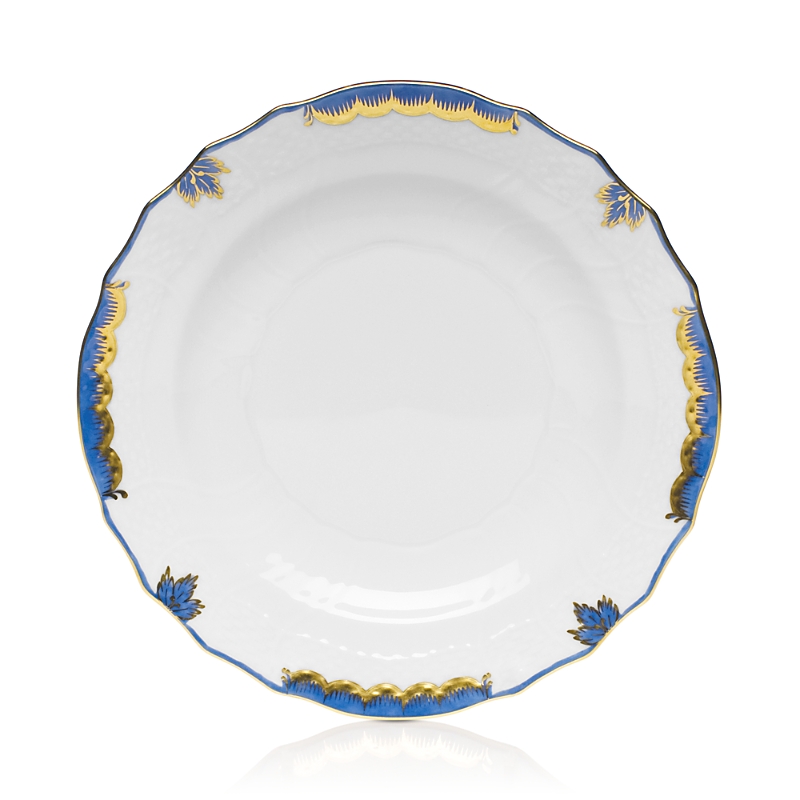 Herend Princess Victoria Dessert Plate In Blue