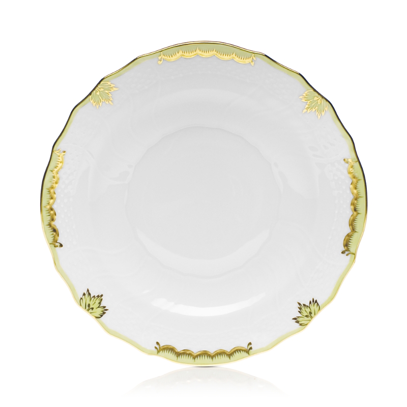 Herend Princess Victoria Salad Plate In Green