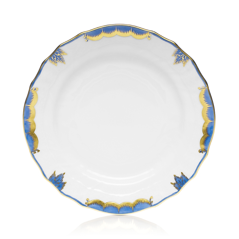 Herend Princess Victoria Bread & Butter Plate In Blue