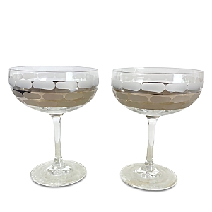 Michael Wainwright Truro Coupe Glass, Set Of 2 In Platinum