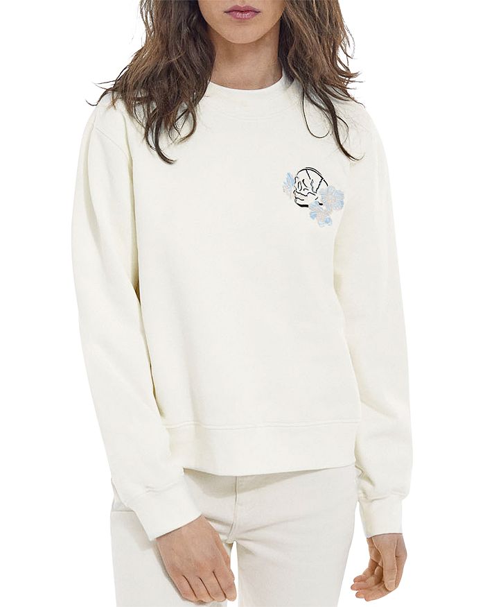 The Kooples Embroidered Sweatshirt Bloomingdale s