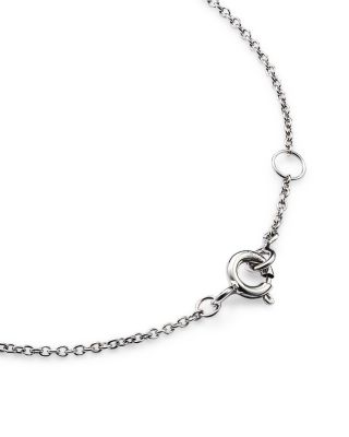 Diamond Cross Bracelet in 14K White Gold, .12 tcw&nbsp;- Exclusive