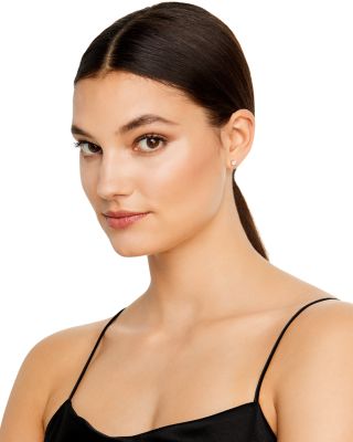 Diamond Round Tulip Stud Earrings in 14K Yellow Gold, 1.0 tcw 