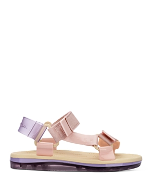 Melissa Women's Papete Strappy Slingback Sandals In Pink/yellow
