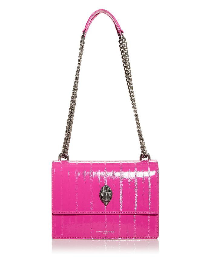 KURT GEIGER LONDON Croc Embossed Leather Crossbody Bloomingdale's