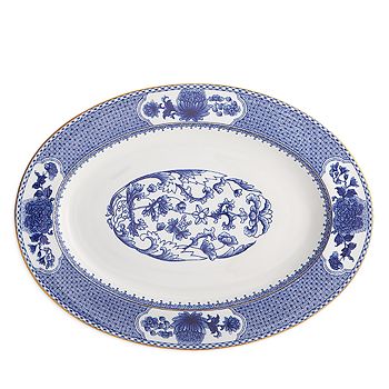 Mottahedeh - Imperial Blue Oval Platter