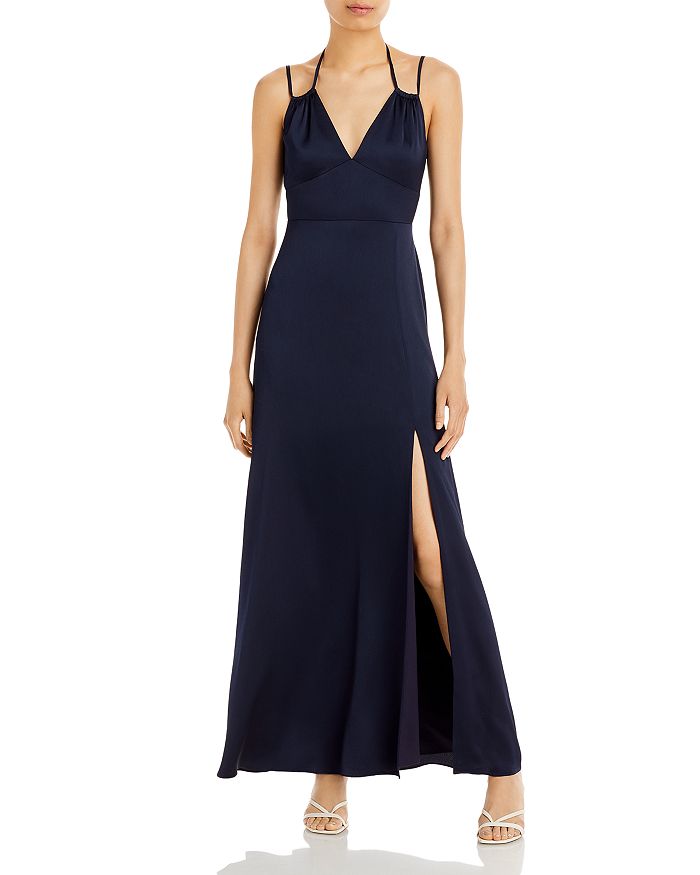 AQUA Fit And Flare Gown - 100% Exclusive | Bloomingdale's