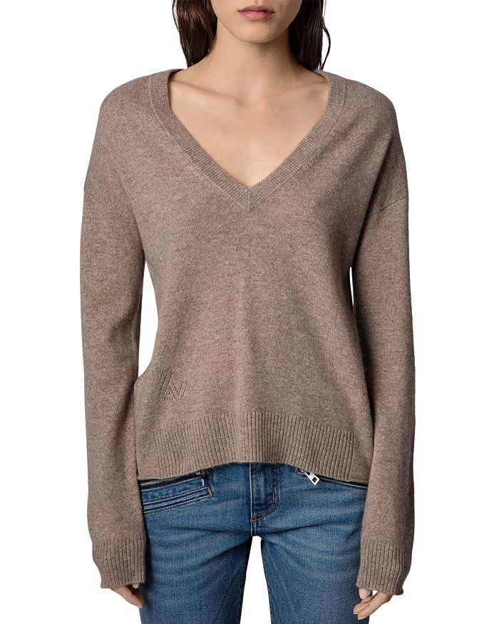 Zadig & Voltaire Vivi Sweater In Oatmeal