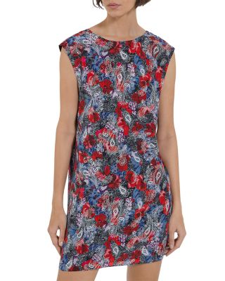 The Kooples - Paisley Flowers Silk Mini Dress