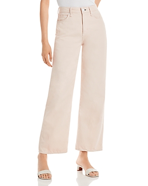 Rag & Bone Logan Wide-leg Mid-rise Cotton-blend Jeans In Blush