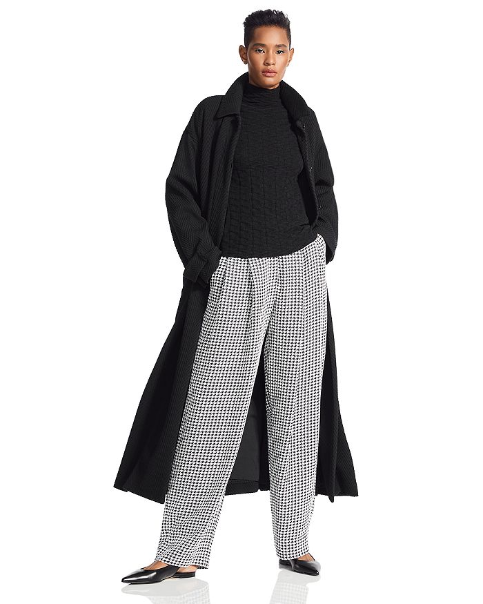 udtale vask Disco Armani Wool Knit Herringbone Trench Coat - 150th Anniversary Exclusive |  Bloomingdale's