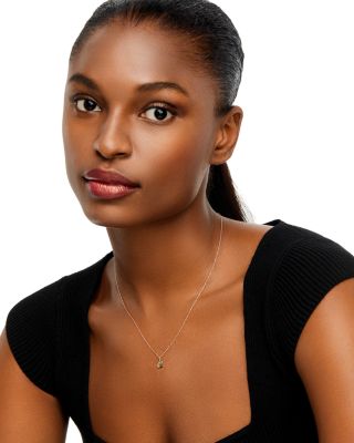 Diamond Heart Pendant Necklace in 14K Yellow Gold, 0.03 tcw 