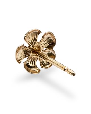 Daisy Stud Earrings in 14K Yellow Gold