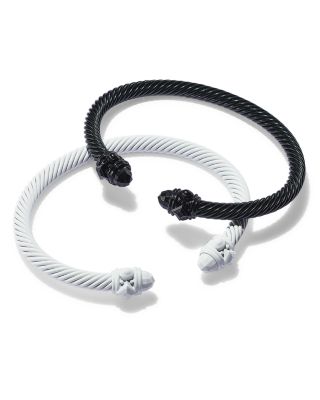 Renaissance Aluminum 5mm Cable Bracelets, Set of 2 - 150th Anniversary Exclusive