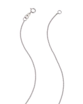 Sapphire and Diamond Evil Eye Hamsa Y Necklace in 14K White Gold, 16"&nbsp;- Exclusive